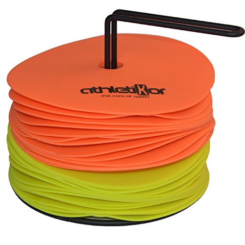 Floormarker 15 cm 24'er SET_orange und gelb von athletikor
