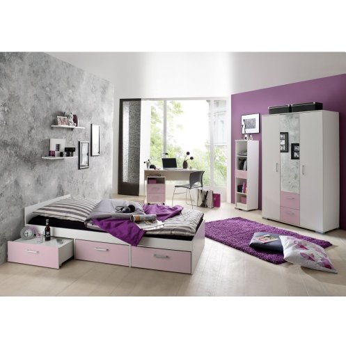 Jugendzimmer Steffi Weiss/Flieder 6 tlg.