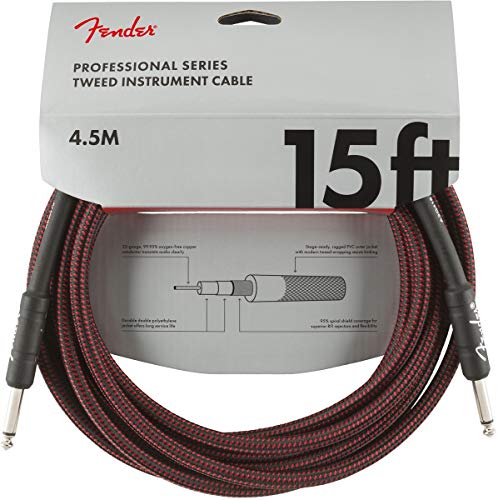 Fender Kabel Professional Series, 4,5m wh. tweed
