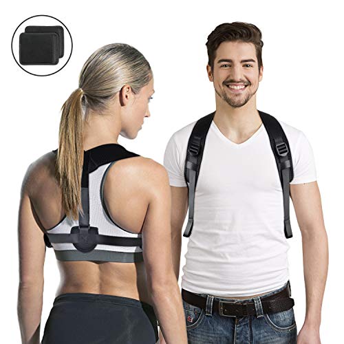 Haltungskorrektur Geradehalter für Rücken Schulter Haltungskorrektur Rückenstütze für Bessere Körperhaltung Einstellbare Posture Corrector Haltungstrainer für Damen und Herren Rückenstabilisator