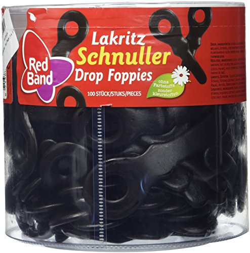 Redband Belgian Dummies Sweet and Medium Hard Liquorice, 1.18 kg