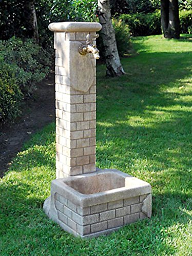 Standbrunnen BETTY H 80 Farbe weiß antik