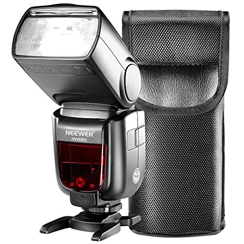 Neewer GN60 HSS TTL Blitz Blitzgeräte für Sony Kamera A77 II A7RII A7R A7 A58 A99 A6000 mit Neuen Mi Hot Shoe, 2.4G Master Slave Speedlite