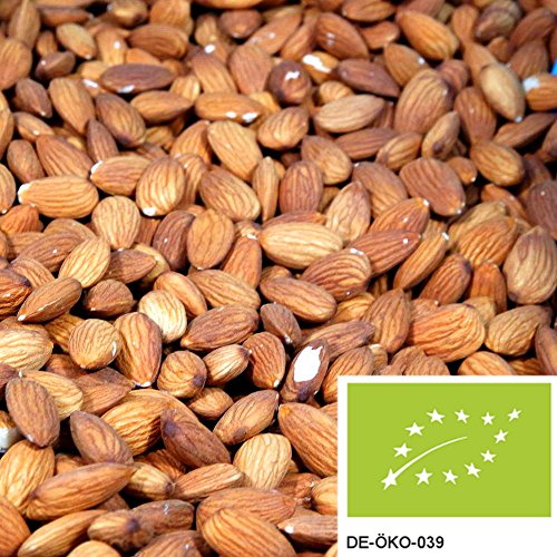 1kg naturbelassene Bio Mandeln ganz, versandkostenfrei (in D), rohe Mandeln mit Haut und ohne Zusätze