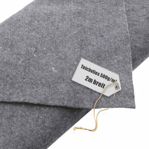 Teichvlies 500g /qm - 8qm in 2m Breite