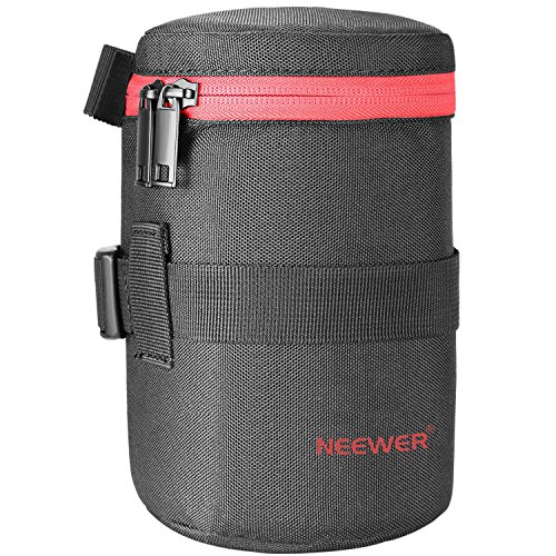 Neewer NW-L2040-R tragbare dicke Gepolsterte Schutzwasser-beständige dauerhafte Nylon-Objektiv-Beutel-Tasche für 18-300MM Objektiv, wie Canon 100MM 70-300lS 75-300 und Nikon 55-300 28-300 105VR 70-300