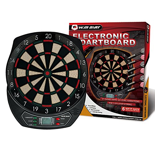 WIN.MAX Elektronische Dartscheibe elektronisches Elektronik Dartboard Dart Scheibe elektronisch Dartautomat E Dartboards