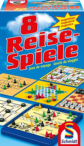 Schmidt Spiele 49102 8 Reise-Spiele, magnetisch