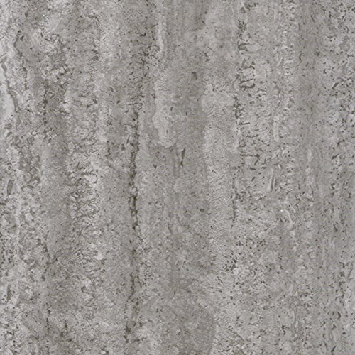 Klebefolie INDUSTRIAL-OPTIK BETON Dekofolie Möbelfolie Tapeten selbstklebende Folie, PVC, ohne Phthalate, grau, 67,5cm x 2m, 95µm (Stärke: 0,095 mm), Venilia 53145