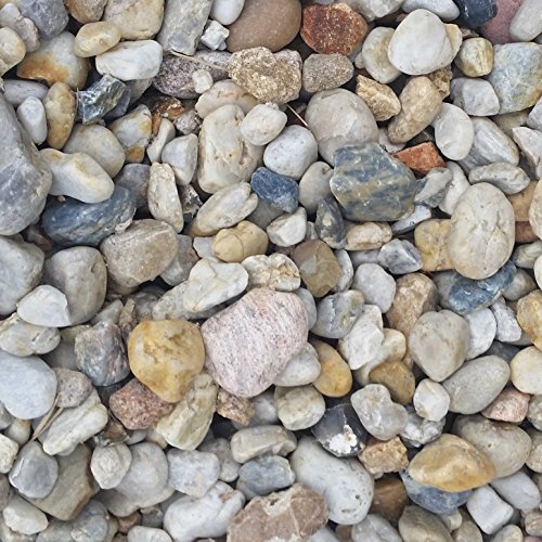 24 Kg Zierkies Gartenkies Teichkies Quarzkies Buntkies Kieselsteine Waschkies Bunt 8-16 mm
