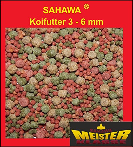 Koifutter 3 -6 mm 5 Sorten Spezialmischung 15 kg