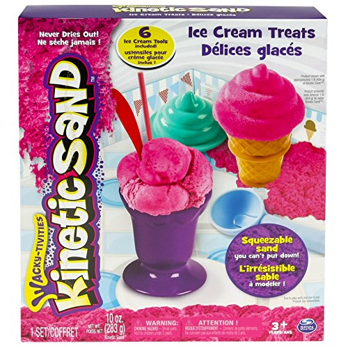Spin Master 6027986 - Kinetic Sand - Ice Cream Teats Set