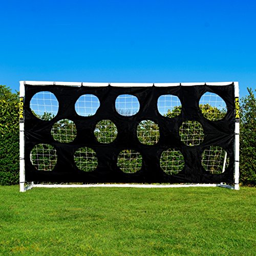 Torwand für Fußballtore, robuste Zielschussplane zur Anbringung an Fußballtoren [Net World Sports] (Torwand 3x2m)