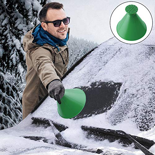 Rund Eiskratzer Auto, Schneeschaufel Eiskratzer Hirundo Magischer Eiskratzer, Eisschaber Auto Reinigung Schneeschaufel Werkzeug Eiskratzen Ice Scraper Für Auto Windschutzscheibe