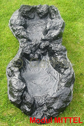 Bachlauf Wasserfall Module erweiterbar Teich Bachlaufschale Wasserspiel Garten