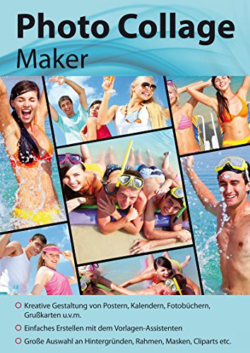 Photo Collage Maker - Gestaltung von Etiketten, Postern, Kalender, Fotobücher, Grußkarten - ideale Bildbearbeitung für Windows 10, 8.1, 8, 7, Vista