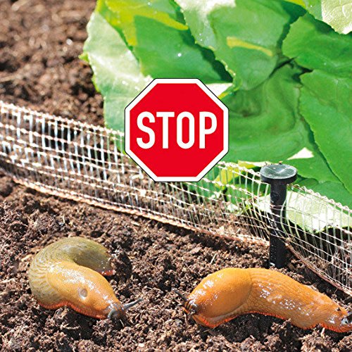 Schnecken-Stopp: 16 m Kupferband mit 16 Erdnägeln, Schnecken-Abwehr von WENKO