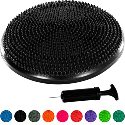 MOVIT Ballsitzkissen »DYNAMIC SEAT« inkl. Pumpe, schadstoffgeprüft und phthalatfrei, TÜV SÜD getestet, 33 cm, schwarz