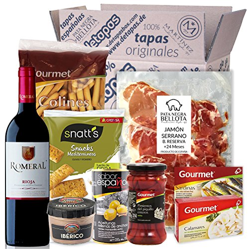 Präsentkorb - Tapas-Abend für Zwei, Tapas para dos