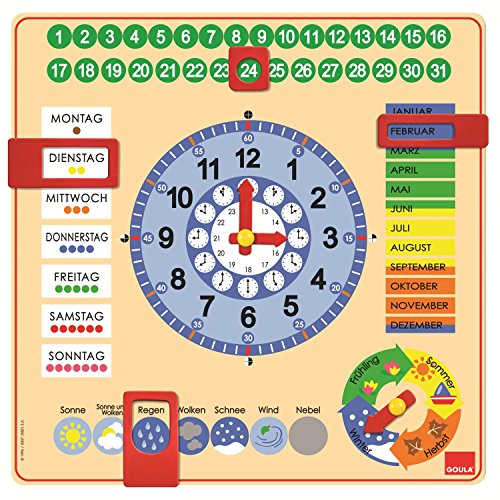 Jumbo D51309 - Kalender-Uhr
