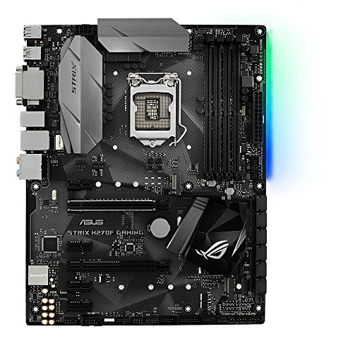 Asus ROG Strix H270F Gaming Mainboard Sockel 1151 (ATX, Intel H270, Kabylake, 4x DDR4 Speicher, USB 3.1, M.2 Schnittstelle)