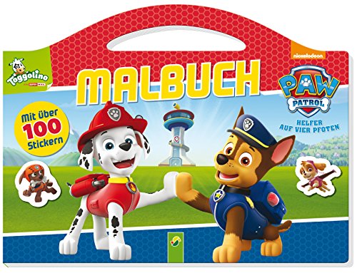 PAW Patrol Malbuch: Mit über 100 Stickern