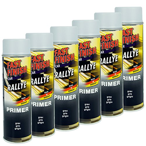 Motip Dupli 430206 Fast Finish Lackspray Rostschutz, Haftgrund Grau, 6 x 500 ml