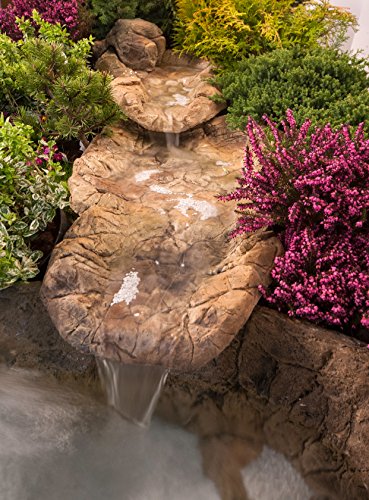 Bachlauf Wasserfall Gartenteich Bachlaufschalen Set, 135 x 50cm, Gr. S