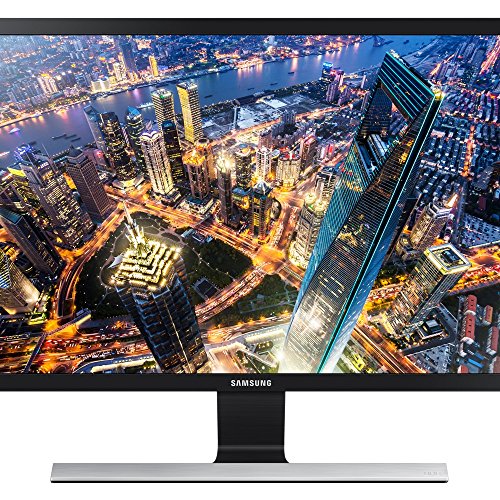 Samsung U28E590D 71,12 cm (28 Zoll) Monitor (HDMI, 1 ms Reaktionszeit, 60 Hz Aktualisierungsrate, 3840 x 2160 Pixel) schwarz/silber