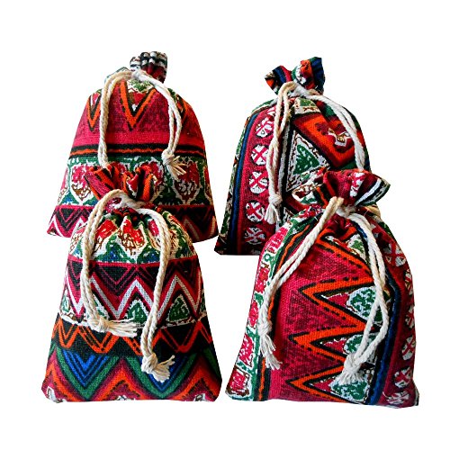 4er Pack Duftsäckchen Lavendel 'Mod. Trival' (14x10cm), Leinensäcken (4x30gr - 120gr)