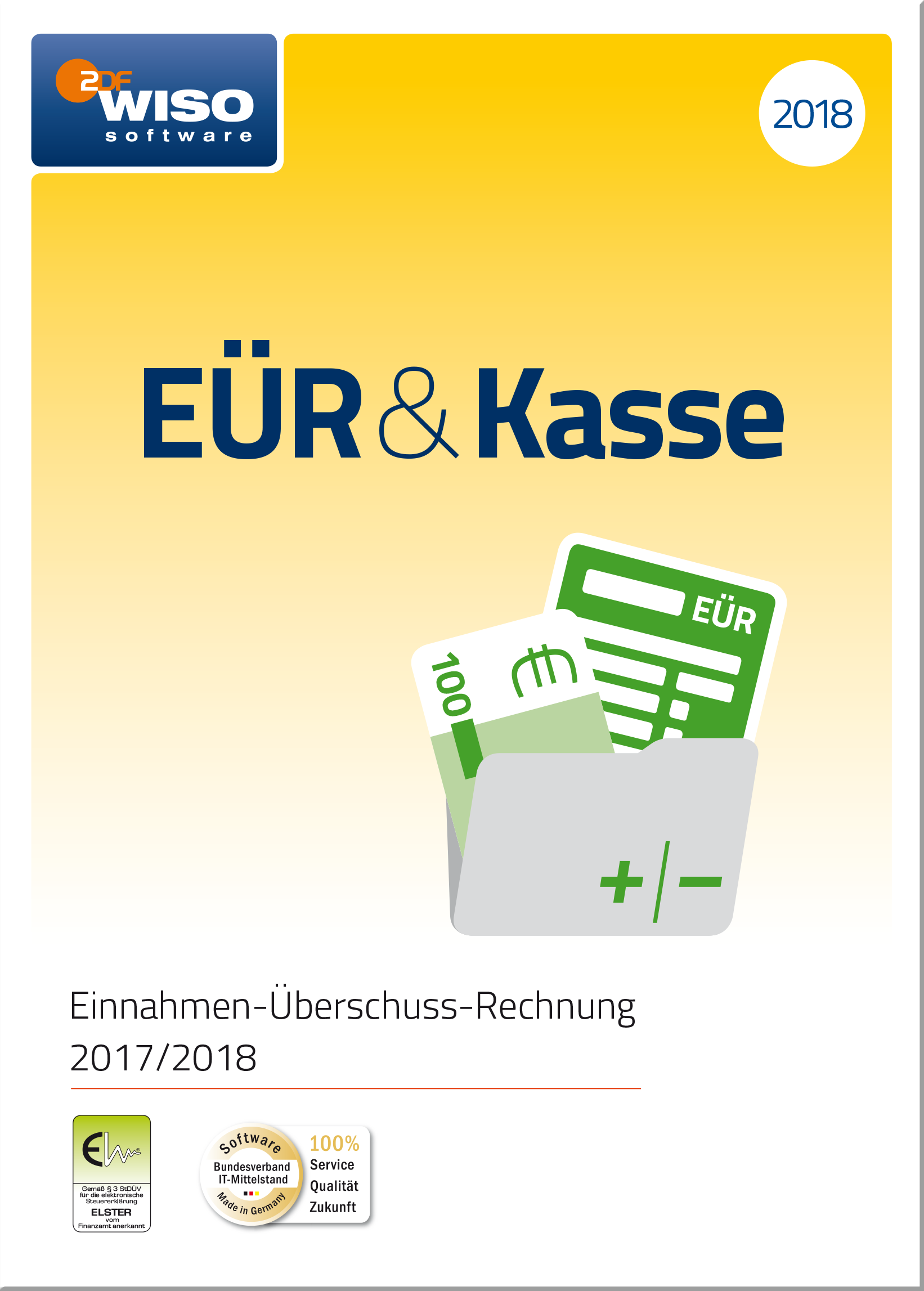 WISO EÜR & Kasse 2018: Für die Einnahmen-Überschuss-Rechnung 2017/2018 inkl. Gewerbe- und Umsatzsteuererklärung [Online Code]