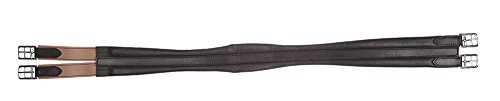 Kerbl Sattelgurt Geschweift, Schwarz, 130 cm, 327062