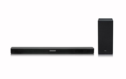 LG SK5 2.1 Soundbar (mit Drahtlosem Subwoofer und DTS Virtual:X Surround Sound) schwarz