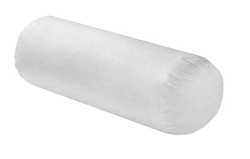 sleepling Daunenkissen Nackenrolle aus 100% Daune, Bezug aus 100% Baumwolle, 15 x 40 cm, weiß