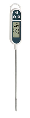 TFA Dostmann Digitales Einstich-Thermometer, vielseitig nutzbar (Bratenthermometer, Baybnahrung, Weinthermometer), langem Einstichfühler, ideal auch für Profi-Einsatz