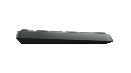 Logitech MK235 Wireless Tastatur mit Maus Combo (QWERTZ, deutsches Tastaturlayout) Anthrazit