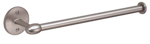 InterDesign Orbinni Küchenrollenhalter | wandmontierter Papierrollenhalter für 1 Rolle | dezenter Rollenhalter für Küchenkrepp | Metall mattsilber