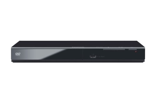 Panasonic DVD-S500EG-K Eleganter DVD-Player (Multiformat Wiedergabe mit xvid, MP3 und JPEG, USB 2.0) schwarz