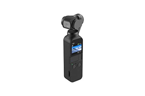 DJI Osmo Pocket 3-Achsen Gimbal Stabilisator Stabilizer mit integrierter Kamera, Verwendbar mit Smartphone, Android (USB-C), iPhone