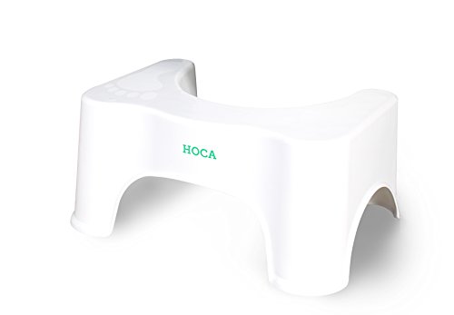 HOCA medizinischer Toilettenhocker gegen Hämorrhoiden, Verstopfung, Reizdarm, Blähungen, Blähbauch - das einfache & effektive Mittel - auch zur Darmreinigung, Entgiftung - für eine gesunde Darmflora