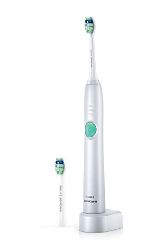 Philips Sonicare EasyClean Elektrische Zahnbürste mit Schalltechnologie HX6512/45, weiß