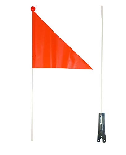 VDP Fahrradwimpel Sicherheitswimpel Fahrrad Fahne Flagge Fähnchen Verdrehschutz orange Wimpel