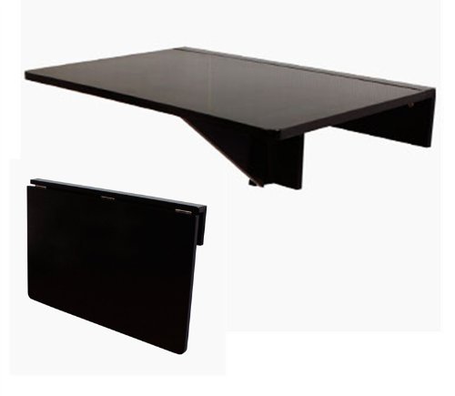 SoBuy FWT03-SCH Wandklapptisch Küchentisch Kindermöbel Schreibtisch in schwarz Tischplatte: 60x40cm