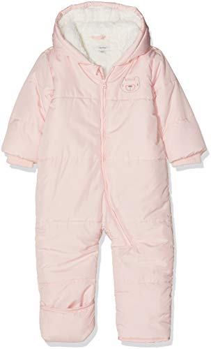 NAME IT Baby - Mädchen Schneeanzug NBFMAKI Suit W. FOLD UP FEET, Rosa Strawberry Cream, 62