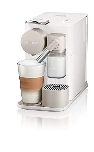 De’Longhi Nespresso EN 500, W Kaffemaschine (1400 W, 1 l, 19 Bar), Silky Weiß