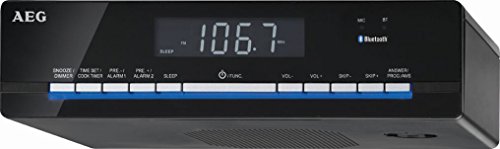 AEG KRC 4361 Bluetooth-PLL-UKW-Radio, LCD-Display, 3-Stufen-Dimmer, 30 Senderspeicher