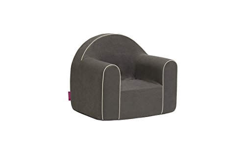 Mini Kindersessel Kinder Babysessel Baby Sessel Sofa Kinderstuhl Stuhl Schaumstoff Umweltfreundlich (Grau)
