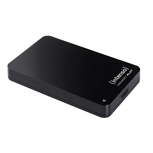 Intenso Memory Play 1TB externe TV-Festplatte (6,35 cm (2,5 Zoll), 5400rpm, 8MB Cache, USB 3.0) inkl. TV-Halterung schwarz