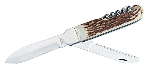 Herbertz Jagd-Taschenmesser, 3-Teilig, Aisi 420, mit Säge Messer, Mehrfarbig, One Size