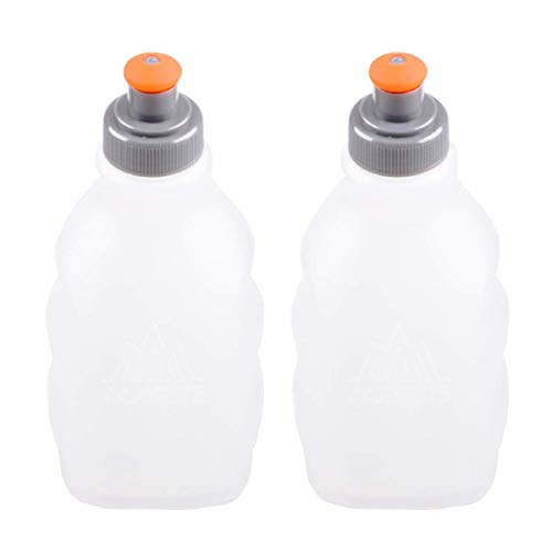 TRIWONDER BPA-freie Auslaufsichere Wasserflaschen - für Trinkgürtel oder -Weste - Ideal zum Laufen Wandern Radfahren (250ml/8.5oz)